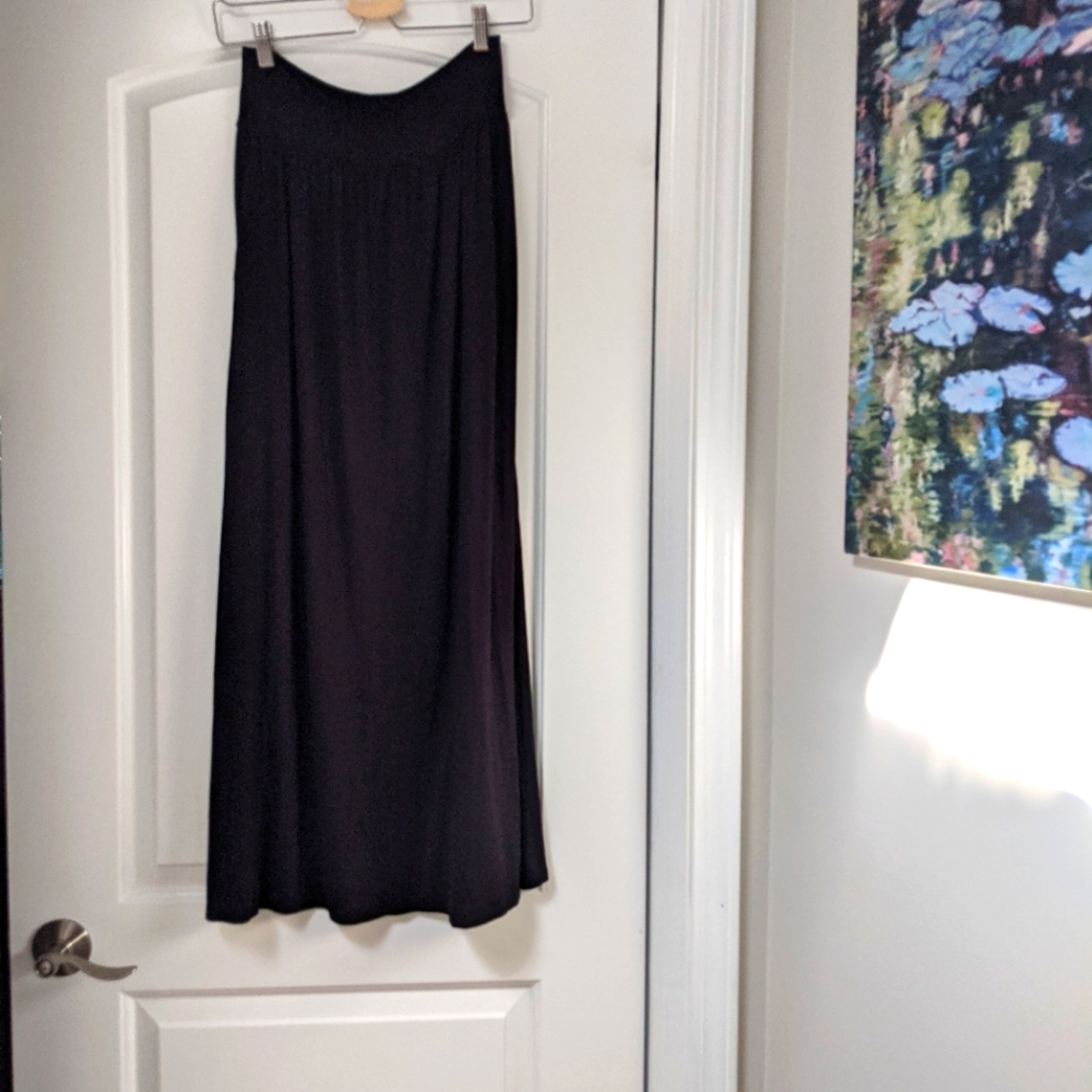 Style & Co Black Long Skirt Petite Small - Picture 4 of 7